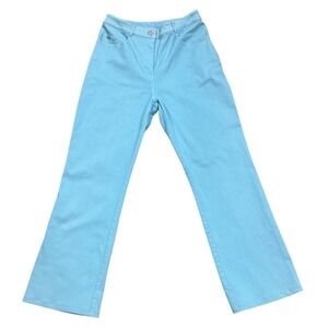 St. John Women's Jeans Denim Pants‎ Teal Blue SZ 4 W29/L29